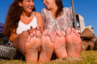 barefoot lesbians